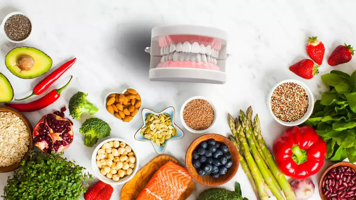 تغذیه مناسب برای مراقبت از دهان و دندان
